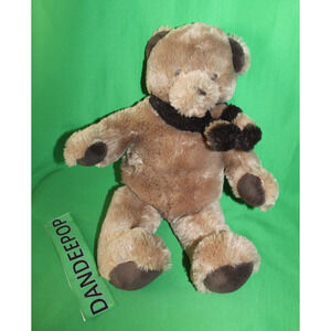 Brookstone NAP Brown Teddy Bear Stuffed Animal 14"